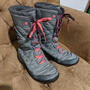Colombia Omni heat girls winter boots size 2